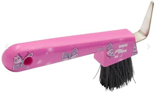 Equipage Horse Guard Phlox Grattoir à sabots Rose avec papillons