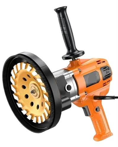 YQVEOT Wood Planer for Doors, Concrete Grinder Cement Block Grinder Wall Planer Multi-Function Rough Grinder Polishing Machine High-Power Concrete for Trimming, Wood Planning, Edge Rounding