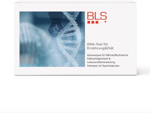 Bavarian Lifescience DNA-Test für Ernährung & Diät, Genanalyse für Nährstoffaufnahme, Speichelprobe mit Laborauswertung