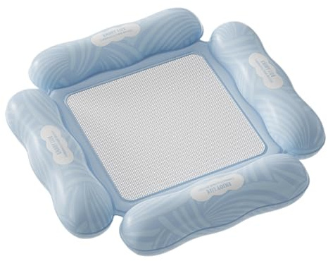 Sillón flotante de piscina – Inflable de alta resistencia de PVC a prueba de fugas Tumbona de sillín – Tumbona de piscina y hamaca para agua | Apto para playa, lago, hotel, jardín, ríos y otros