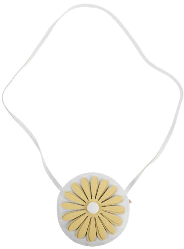 Alipis Bolso Cruzado Infantil Forma de Margarita de PU para Niñas, Diseño Floral Vibrante, Banda Ajustable y Fácil de Limpiar, Adecuado para Viajes y Cumpleaños