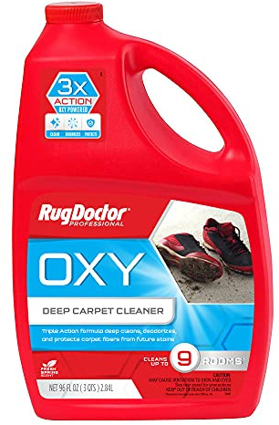 Rug Doctor Triple-Action Oxy Carpet Cleaner Deep Cleans, Deodorizes, and Refreshes Carpet & Upholstery, 96 oz., Daybreak Scent, Professional-Grade