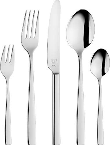 ZWILLING Servizio di Posate, 30 Pezzi, per 6 Persone, Acciaio Inox 18/10/Lame in Acciaio di alta Qualità, Lucido, Roseland