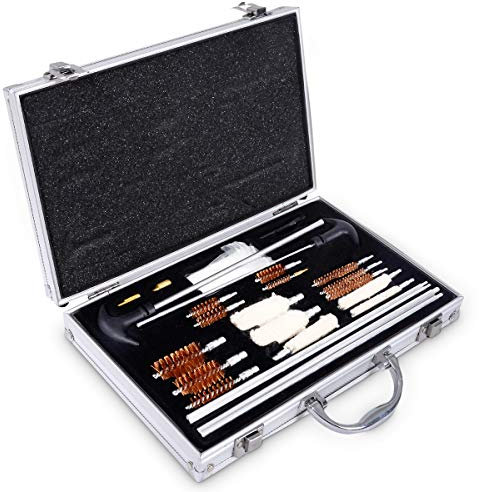 DREAMADE Waffenpflege Set für Flinte Gewehr Pistole Luftpistole, Waffenreinigungsset Reinigungsgarnitur Waffenpflegeset universal, Gun Cleaning Set