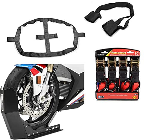 Motorradwippe Set mit Fixiergurt Kompatibel mit Aprilia Dorsoduro 1200/900 / 750 sw