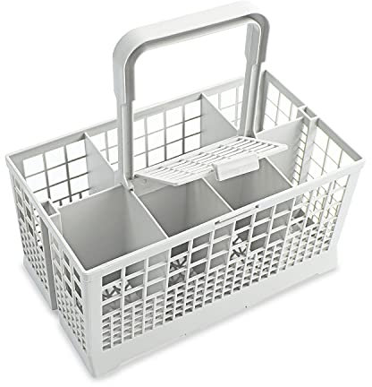 Der Original 2 in 1 universal Besteckkorb für ALLE Spülmaschinen | stabile Steckverbindung | teilbar | variabel platzierbar | 23 * 8,5+4,5 * 13,5cm | hitzebeständiger verstärkter Kunststoff