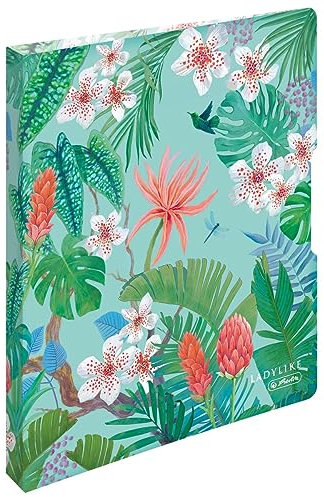 herlitz Ringbuch A4 aus PP, Motiv: Ladylike Jungle, 1 Stück