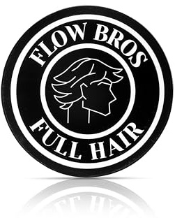 Flow Bros Men's Hair Clay - Strong Hold, Nourishing Formula, Low Shine - Adds Volume and Texture - 2oz