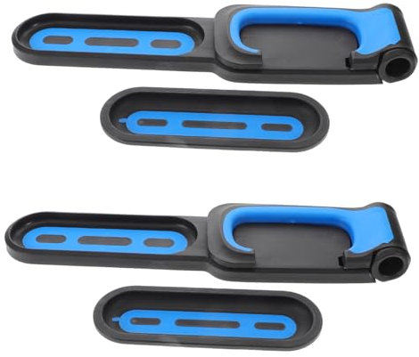 TOYANDONA 2 Pièces Présentoir à Vélo Cintre Support Mural Vélo Porte-vélos Crochets à Vélo pour Garage Support Mural VTT Support De Rangement pour Vélos Crochet Mural Vélo Plastique Noir