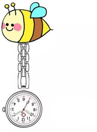 ZWTPGKRD Reloj de bolsillo de aleación ligera con función de fijación de clip fácil para médicos y enfermeras en entornos clínicos, médicos, personal, reloj de solapa, C