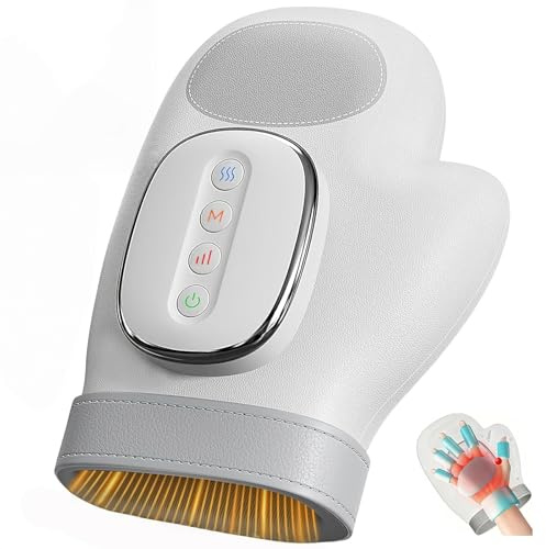 GartWerk Hand Massager for Arthritis, Hand Massager Airbag with 3 Massages, 3 Temperatures and 5 Intensity Levels, Finger Massager Machine with Heat and Compression for Carpal Tunnel Hands Pain Relief