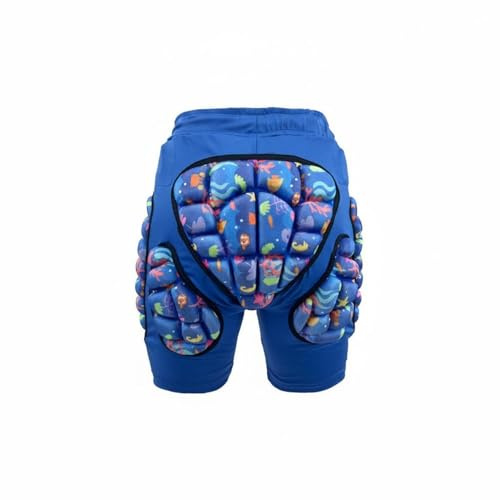 Harilla Pantalones Protectores Niños Pantalón Corto Infantil Resistente Golpes Transpirable Ligero Adaptable con EVA para Ciclismo Deportes Invierno Uso