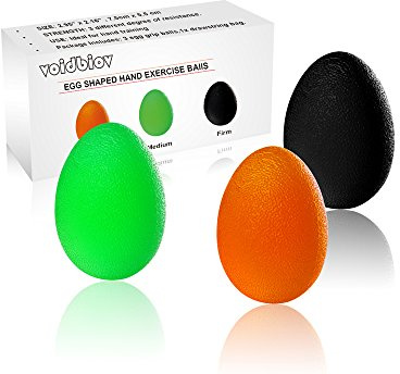 Bolas antiestrés para la mano. Juego de 3 unidades, dedo, muñeca, artritis, terapia, ejercicio, agarre, ayuda a fortalecer
