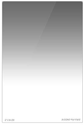 SIRUI SGND16 - Filtro graduato quadrato in vetro Schott, 100 x 150 mm, 4 stop, colore: Grigio