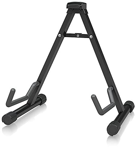 Behringer GB3002-A Akustikgitarrenständer Instrumentenständer für Akustikgitarre mit Schaumstoffschutz