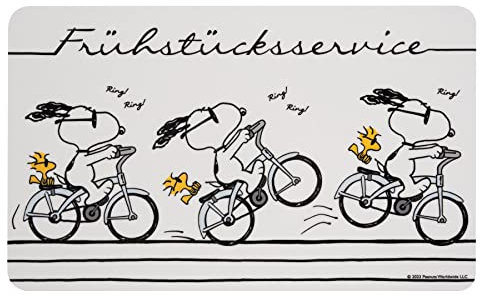 The Peanuts Brettchen Snoopy - Frühstücksservice - Frühstücksbrettchen aus Resopal