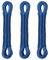 Relaxdays Wäscheleine 3er Set, 20m, Wäscheseil mit Stahlkern, PVC, extra stark, drinnen & draußen, Wäscheschnur, blau