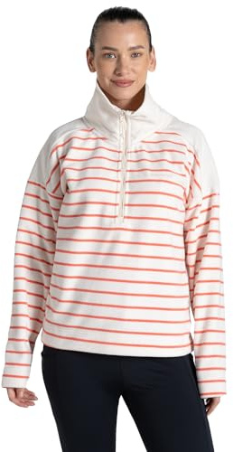 Carghoppers Damen Lily Half Zip Fleece Pullover, isolierend - perfekt für Outdoor, Spazierengehen, Wandern & Camping