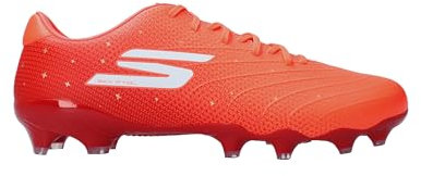 Skechers Men's Harry Kane SKX 1.5 Academy FG Soccer Cleat, Coral, 10