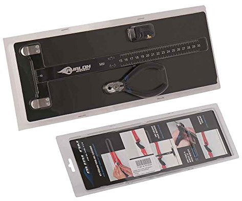AVALON Tuning Pack - schwarz, für Pfeil und Bogen, mit Nockpunkt, Nockpunktzange, Sehnenmaßstab