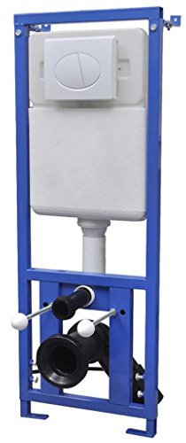 Festnight Unterputz Spülkasten Wandeinbau-Spülkasten | Befestigungsabstand: 18-23 cm | 11 L 41x14x(110-125) cm