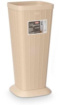Stefanplast Portaombrelli Elegance Crema Plastica 25 x 57 x 25 cm