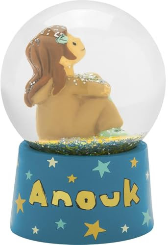Sheepworld Schneekugel Anouk | Kugel zum Schütteln, aus bruchsicherem Acryl, Figur als Polyresin, Höhe 6,5 cm | Geschenk für Kinder, Jungen, Mädchen, Weihnachten, Geburtstag | 73952