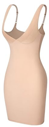 TTDGYYXW Kroppsklänning för kvinnor Sexig Full Slip Shapewear Klänning Body Underkläder Kropp Kvinnor Bantning Underkläder Kvinnlig Magkontroll Midjeträning