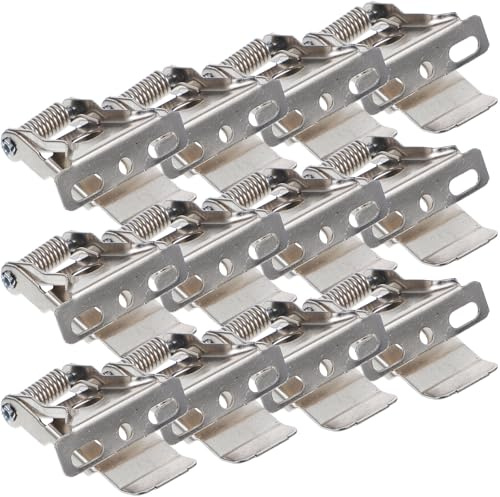 Zerodeko Clips de Fixation à Ressort en Métal pour Spots Encastrables, 20 Pièces pour Montage Encastré de Panneaux LED et Luminaires Plafond Intérieur