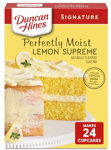 Duncan Hines Signature Cake Mix, Lemon Supreme, 15.25 oz