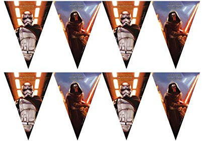 'Disney 57772 Star WarsEl Último Jedi Bandera Banner Banderolas
