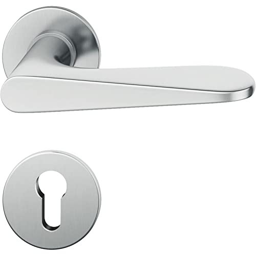 FSB Drückergarnitur 10 1144 flächenbündig PZ, 38-42, Edelstahl