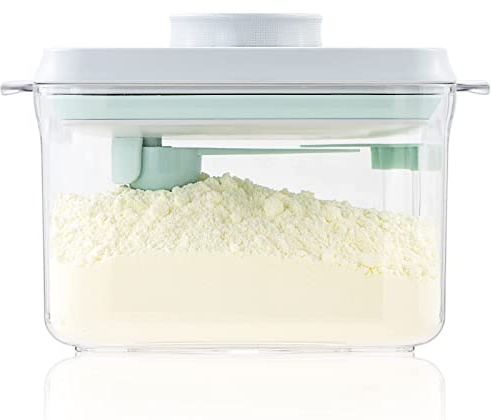 Tourdeus Baby Formula Container - 1000ml Formula Travel Container Airtight Formula Dispenser On The Go, 11OZ, 0.66LB, 300g, Clear