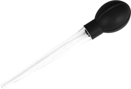 ZONADAH Gocciolatore liquido, 28 ml, grande contagocce in plastica, versatore per tacchino con linee di misurazione, pipette, indispensabili per cucinare burro, arrosti, smalti