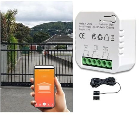 Garagedörröppnare, Smarta hemtillbehör Garageportöppnare Garageportöppnare Smart ZIGBEE 46x46x18mm AC 110-240V Fjärrkontroll Passar mångsidiga grindar