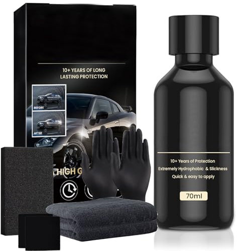 Ceramic Versiegelung Auto, 70ML Keramik Versiegelung, Graphene Nano Ceramic Coating, Nano Keramikversiegelung Coating, Autolack Politur, Ceramic Coating Car Kratzfester für alle Fahrzeugtypen