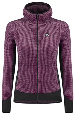 MONTURA Remix Fleece Jacket, Giacca in Pile Tecnico da Donna ideale per arrampicata, alpinismo e varie attività outdoor (IT, Testo, M, Regular, Regular, Baton Rouge)