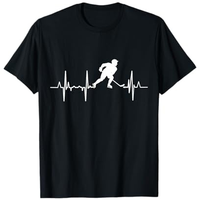 Hockey en línea Ritmo cardíaco Camiseta