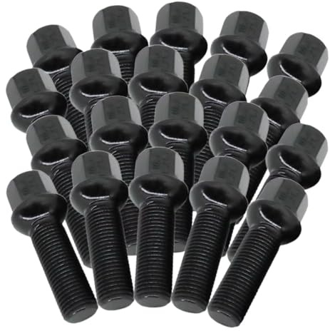 Tornillos perno Rueda Compatible Con A1 Para 2010 2011 2012 2013 2014 2015 2016 2017 2018 M14X1.5 60 Mm 20 Piezas Pernos De Rueda Trasera De Coche Herramientas De Rueda De Coche Piezas De Camión