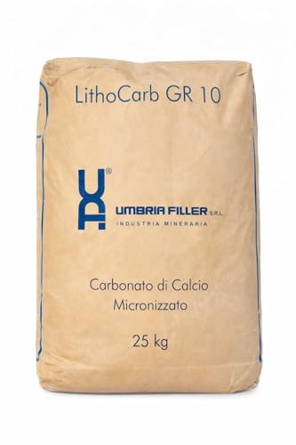 25 Kg Carbonato di Calcio Micronizzato per Orto e Giardino Correttivo del Terreno e Rinforzo Naturale delle Piante Ideale per Pomodori, Ortaggi, Alberi da Frutto e Vite