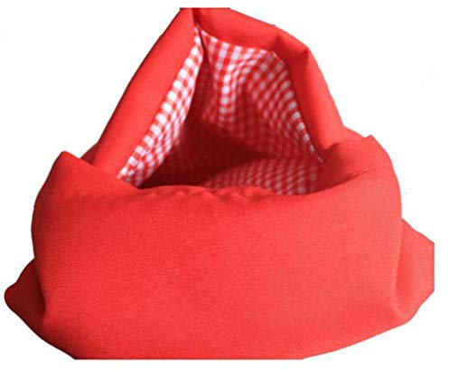 TOSSPER Red Washable Cooker Bag Baked Potato Microwave Cooking Potato Quick Fast (cooks 4 potatoes at once)