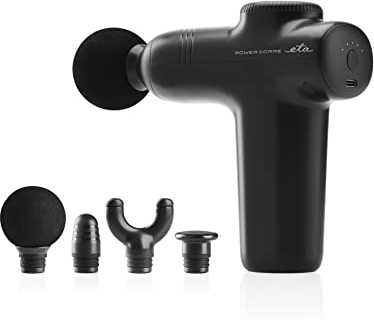 ETA Massagepistole Power Care I 4 Aufsätze I 5 Stufen I 3h Li-Ion Akku I Massagegerät für gezielte Regenerationsmassage I Massage Gun