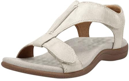 ticticlily Sandales Compensées Mode Femmes Orthopédiques Sandale À Bout Ouvert Été Chaussures de Plage Respirant Sandales