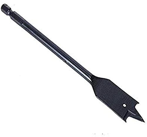 Boxonly Broca plana de madera de 8 mm de acero al carbono para madera blanda, madera contrachapada dura, aglomerados