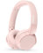 Philips TAH4209PK Lightweight On Ear Wireless Bluetooth Headphones with Passive Noise Isolation - 55 Hours Play Time, Natural Sound, Clear Calls, Dynamic Bass, 2 Hours USB-C Charging - Pink