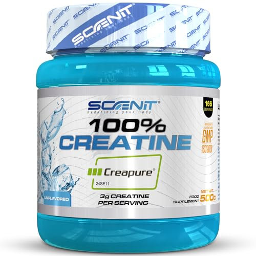 Creatina Creapure - 100% Creatine Creapure - 500 g - Creatina Monoidrata creapure - Creatina monoidrato creapure - Creapure Creatine - Creatina Micronizzata - Creatina Creapure Polvere (500 g)