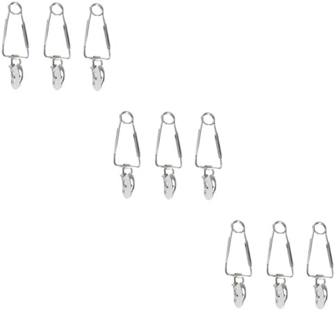 SHOWERORO 9pcs Stainless Steel Snail Tong Ergonomic Design for Easy Handling for Escargot and Other Foods Compact and Practical Kitchen Utensils