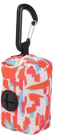 Sac pour chien pour les crottes - Support pour sacs à crottes de chien - Distributeur de sacs pour animaux de compagnie - Avec - Support pour déjections canines - Pour les voyages, la