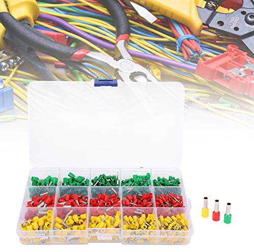 Terminal Tubular de Aislamiento, Terminador de Tubo, para Cables y Alambres