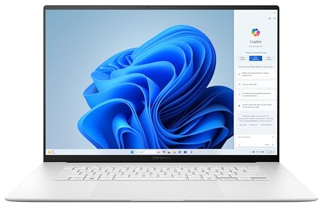 ASUS Zenbook S 16 UM5606WA-RJ091W AMD Ryzen AI 9 HX 370 Laptop 40.6 cm (16) Touchscreen 3K 32 GB LPDDR5x-SDRAM 1 TB SSD Wi-Fi 7 (802.11be) Windows 11 Home White